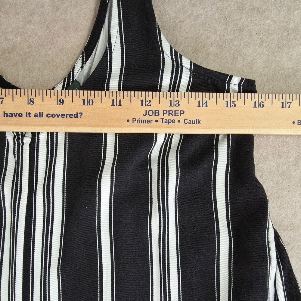 Wild Fable Wide Leg Striped Jumpsuit Sz M‎ Suspender Overall Twee Whimsy Boho - Picture 8 of 14
